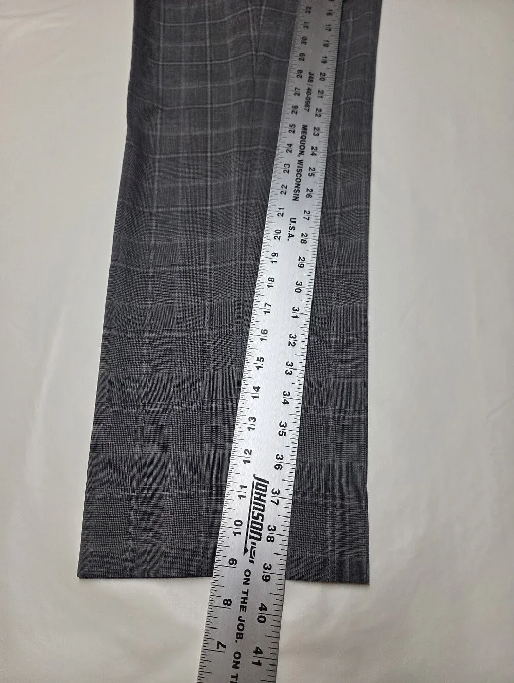 Canali 1934 Gray Glen Plaid 2-Piece Suit 42R(EU 56R) 36W Made in Italy 100% Wool
